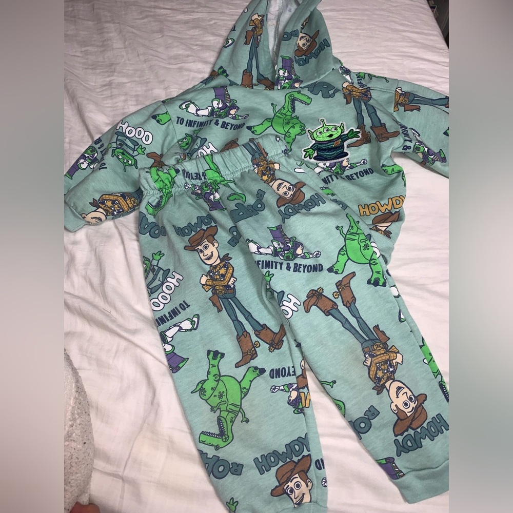 Disney Green Toy Story Kids Matching Set